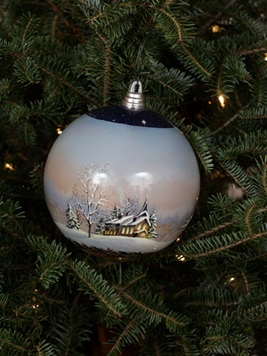 Ohio Congressman John Boehner selected artist Christopher B. Walden to decorate the 8th District's ornament for the 2008 White House Christmas Tree.