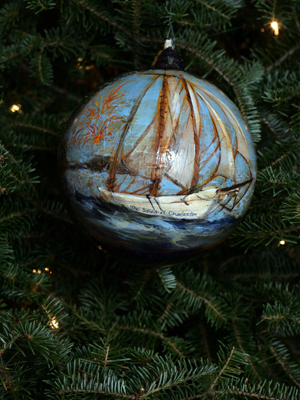 South Carolina Congressman Henry Brown selected artist Carol Gardener to decorate the 1st District's ornament for the 2008 White House Christmas Tree.