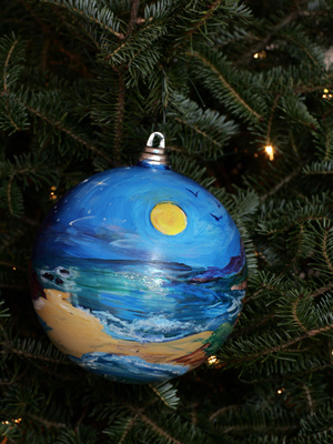 California Congressman Sam Farr selected artist Sofanya White to decorate the 17th District's ornament for the 2008 White House Christmas Tree. 