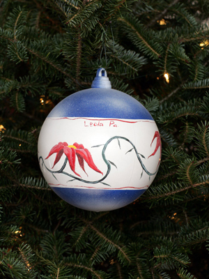 Pennsylvania Congressman Joe Pitts selected artist George Tullidge to decorate the 16th District's ornament for the 2008 White House Christmas Tree