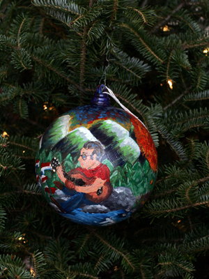 Tennessee Congressman Lincoln Davis selected artist Kayla Ayers to decorate the 4th District's ornament for the 2008 White House Christmas Tree
