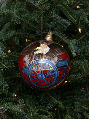 Georgia Congressman Phil Gingrey selected artist Gail Romport Re to decorate the 11th District's ornament for the 2008 White House Christmas Tree