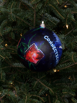 Connecticut Congressman Joe Courtney selected artist Casey Hanrahan to decorate the 2nd District's ornament for the 2008 White House Christmas Tree