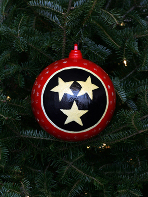 Tennessee Congressman Jim Cooper selected artist Duane Chambers to decorate the 5th District's ornament for the 2008 White House Christmas Tree.