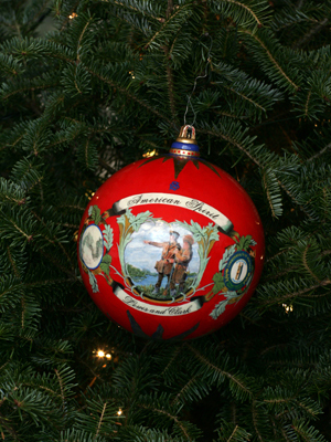 Kentucky Congressman Ed Whitfield selected artist Margie Smith to decorate the 1st District's ornament for the 2008 White House Christmas Tree.