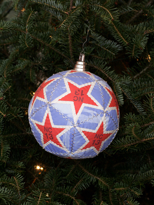 North Carolina Congressman Brad Miller selected artist Charles Joyner to decorate the 13th District's ornament for the 2008 White House Christmas Tree
