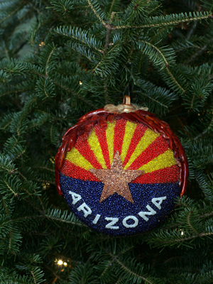 Arizona Congressman Edward Pastor selected artist Carol Quijada to decorate the 4th District's ornament for the 2008 White House Christmas Tree