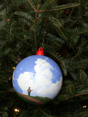 Louisiana Senator Mary Landrieu selected artist William Joyce to decorate the State's ornament for the 2008 White House Christmas Tree