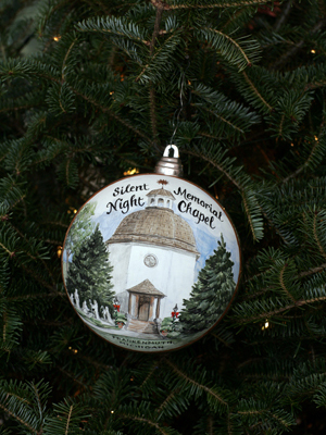 Michigan Senator Debbie Stabenow selected artist Connie V. Larsen to decorate the State's ornament for the 2008 White House Christmas Tree.