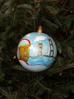 Michigan Congressman Tim Walberg selected artist Joan T. Larsen to decorate the 7th District's ornament for the 2008 White House Christmas Tree.