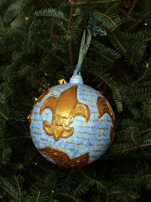 Louisiana Congressman Steve Scalise selected artist Kathline Malone to decorate the 1st District's ornament for the 2008 White House Christmas Tree.