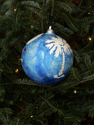 South Carolina Congressman Bob Inglis selected artist Elena Hernandez-Rubio to decorate the 4th District's ornament for the 2008 White House Christmas Tree.