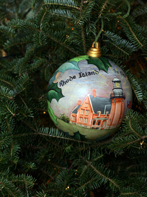 Rhode Island Congressman Jim Langevin selected artist Marieann Willis to decorate the 2nd District's ornament for the 2008 White House Christmas Tree.