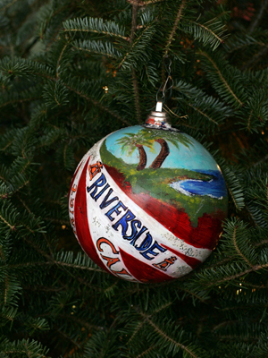 California Congressman Ken Calvert selected artist Danny Perles to decorate the 44th District's ornament for the 2008 White House Christmas Tree.