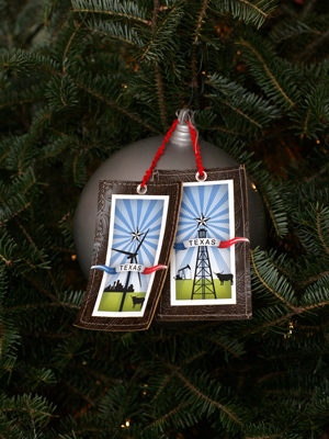 Texas Congressman Joe Barton selected artist Robert Grame to decorate the 6th District's ornament for the 2008 White House Christmas Tree.