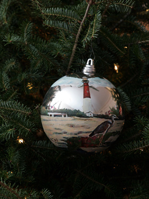 New Jersey Congressman Jim Saxton selected artist Joyce Gagen to decorate the 3rd District's ornament for the 2008 White House Christmas Tree.