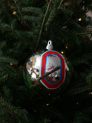 Ohio Congresswoman Jean Schmidt selected artist John Ruthven to decorate the 2nd District’s ornament for the 2008 White House Christmas Tree