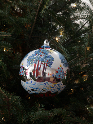 Georgia Congressman Tom Price selected artist Coe Steinwart to decorate the 6th District's ornament for the 2008 White House Christmas Tree.