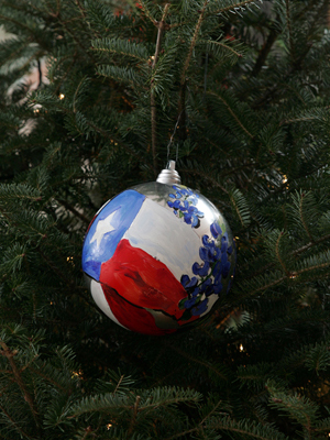 Texas Congressman Michael Burgess selected artist Jo Williams to decorate the 26th District's ornament for the 2008 White House Christmas Tree. 