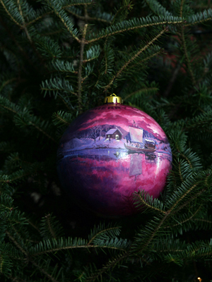 Missouri Congressman Todd Akin selected artist Ken Martin to decorate the 2nd District's ornament for the 2008 White House Christmas Tree.