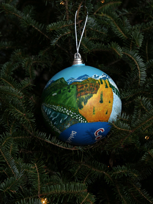Colorado Congressman Tom Tancredo selected artist Christina Nordloh to decorate the 6th District's ornament for the 2008 White House Christmas Tree.