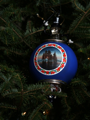 Virginia Congressman Randy Forbes selected artist Mark Carey to decorate the 4th District's ornament for the 2008 White House Christmas Tree. 