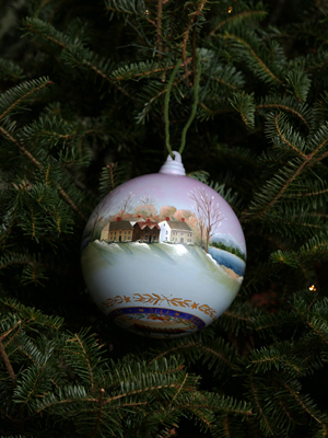 New Hampshire Congresswoman Carolyn Shea-Porter selected artist Michele Fennell to decorate the 1st District's ornament for the 2008 White House Christmas Tree.