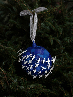 Indiana Senator Evan Bayh selected artist Valerie Eickmeier to decorate the State's ornament for the 2008 White House Christmas Tree.