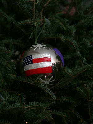 New York Congressman Tom Reynolds selected artist Ellen Davis to decorate the 26th District's ornament for the 2008 White House Christmas Tree.
