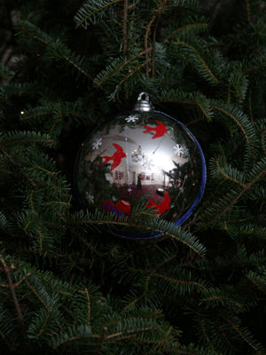 Ohio Congressman Dennis Kucinich selected artist Judy Sabol to decorate the 10th District's ornament for the 2008 White House Christmas Tree. 
