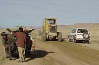 Photo of Kandahar highway construction. USAID Photo