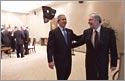 President George W. Bush and Canadian Prime Minister Paul Martin.