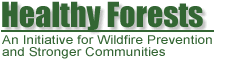 Healthy Fores ts, An Initiative for Wildfire Prevention and Stronger Communities