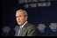 President George W. Bush speaks before the World Economic Forum on the Middle East Sunday, May 18, 2008, in Sharm El Sheikh, Egypt. The President told his audience, 