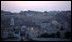 The sun rises Thursday, May 15, 2008, over the Old City of Jerusalem in this view taken from the King David Hotel.