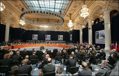 The North Atlantic Council Summit gets under way Thursday, April 3, 2008, in Bucharest.