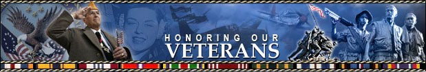 Honoring Our Veterans banner