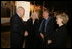 Nobel Peace Prize winner Elie Wiesel and his wife Marion Wiesel talk with Vice President Dick Cheney and his wife Lynne Cheney during a reception for holocaust survivors at the Galicia Jewish Museum in Krakow, Poland, Jan. 26, 2005. The Wiesel's, holocaust survivors themselves, were part of a United States delegation to Poland, led by Vice President Cheney to take part in ceremonies commemorating the 60th Anniversary of the liberation of the Auschwitz camps. White House photo by David Bohrer 
