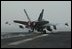 Arabian Gulf (Mar. 21, 2003) -- An F/A-18C Hornet assigned to Strike Fighter Squadron One One Three (VFA-113) launches from one of four steam powered catapults on the flight deck of the USS Abraham Lincoln (CVN 72). U.S. Navy photo by Photographer's Mate 3rd Class Philip A. McDaniel 