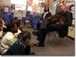 Photo: President Bush speaks at nalle Elementary School in Washington, D.C.