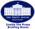 Picture of White House logo, which features the White House inside an oval.