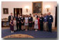 President George W. Bush meets winners of the President's Youth Environmental Awards in the White House Tuesday, April 24, 2001. WHITE HOUSE PHOTO BY PAUL MORSE