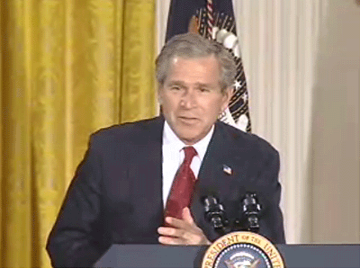 President Signs Trade Act of 2002 Video screen capture by Monty Haymes.