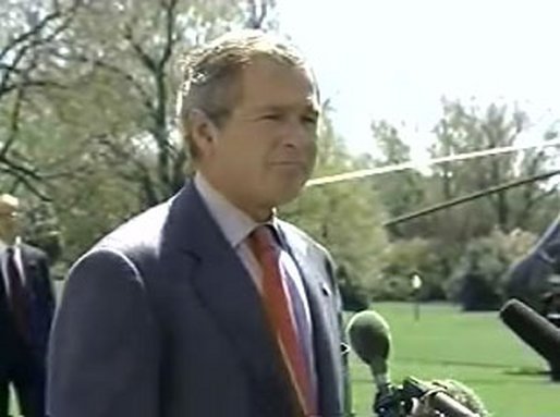 Remarks by the President Upon Arrival From Camp David, The South Lawn White House screen capture.