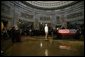 Vice President Dick Cheney delivers the eulogy for former President Ronald Reagan during the State Funeral Ceremony in the Rotunda of the U.S. Capitol Wednesday, June 9, 2004. White House photo by David Bohrer.