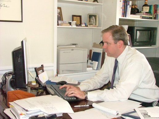 White House Communications Director Dan Bartlett answered questions on "Ask the White House" Tuesday, September 21, 2004.