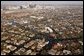 An aerial view shows the flood-ravaged areas of New Orleans, Louisiana Thursday, September 8, 2005. The damage was created by Hurricane Katrina, which hit both Louisiana and Mississippi on August 29th. White House photo by David Bohrer