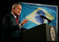President George W. Bush delivers remarks in Brasilia, Brazil, Sunday, Nov. 6, 2005. White House photo by Eric Draper