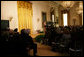Laura Bush delivers remarks during the 2005 National Awards for Museum and Library Services Ceremony at the White House, Monday, January 30, 2006. The Institute of Museum and Library Services’ National Awards for Museum and Library Service honor outstanding museums and libraries that demonstrate an ongoing institutional commitment to public service. It is the nation’s highest honor for excellence in public service provided by these institutions. White House photo by Shealah Craighead