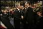 President George W, Bush shakes hands with newly confirmed U.S. Supreme Court Justice Samuel Alito, Tuesday, Jan. 31, 2006 at the State of the Union Address at the United States Capitol. White House photo by Eric Draper